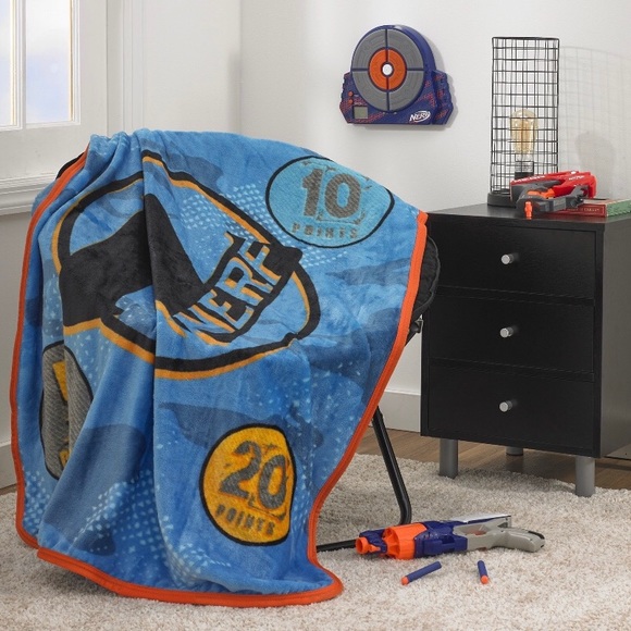 Hasbro “Nerf” Silky Soft Throw Blanket (NWT) - Picture 2 of 5